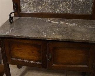 marble top small bureau