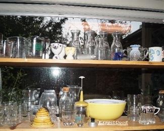 glassware, Pyrex bowls