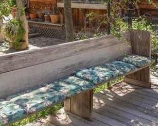 Church pew bench extremely long