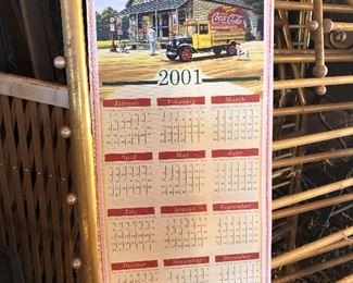 Old Coca-Cola calendar