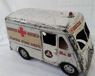 Tonka fire department rescue squad ambulance number 5.