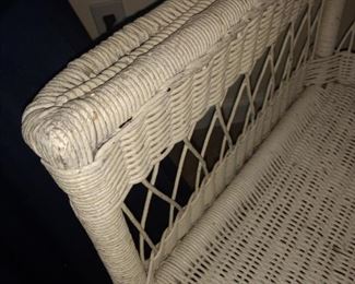 Old heavy wicker chair!