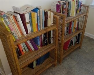Two book cases full of good books!
