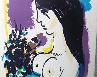 This gorgeous vintage Chagall poster is just a killer ! 