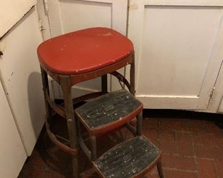 Mid Century kitchen stool 
By Cosco Products