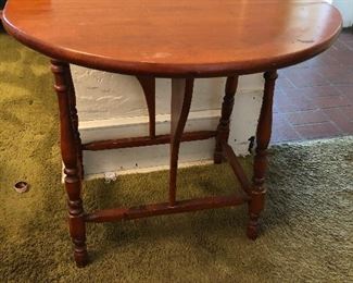 Small slant top table