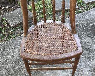 Vintage cane chair
