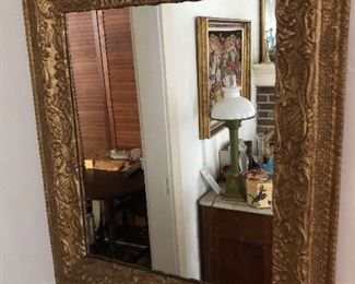 Victorian Gilt Gesso Mirror 