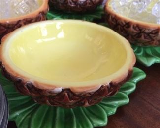 Unique pineapple bowls