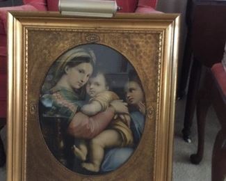 Large Madonna and Child print
