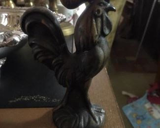Cute rooster paperweight