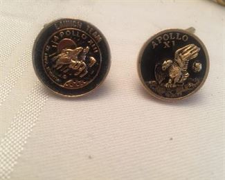 Authentic vintage Apollo pins