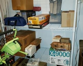 Construction flood lamps, bird feeders, more