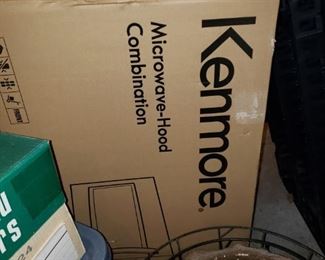 NIB Kenmore microwave-hood combo