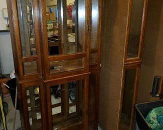 Several display cabinets