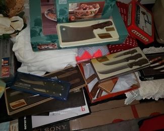 Knife sets NIB - great Christmas gifts!