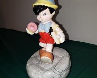 Pinocchio and Jiminy Cricket music box.