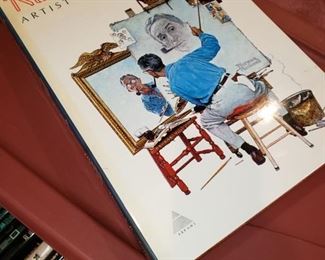 Norman Rockwell coffee table book.