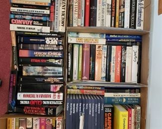 Books, books, books.