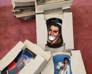 Large collection of Elvis Presley plates