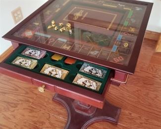 Limited edition Monopoly game with pedestal stand -- WOW!