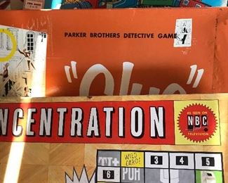 Concentration-Vintage games 