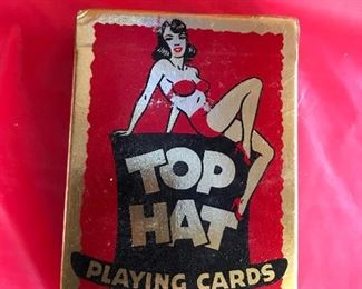Top Hat Playing Cards-Vintage