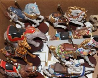 Carousel Collectible Horses w/certificates 