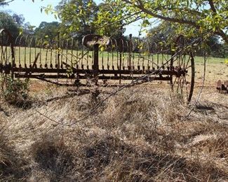 Antique Farm equipment-hay rake