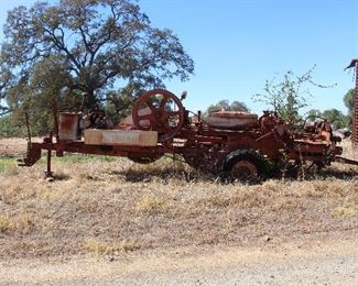 Antique Farm equipment-Freeman hay baler