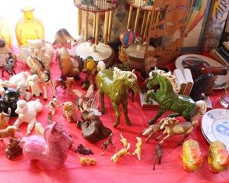 Horse-dog-llama figurine's 