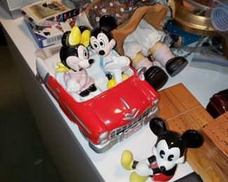 Vintage Disney Mickey items; Hummel doll