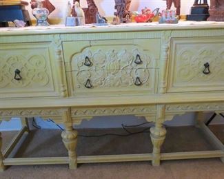 Antique Painted Buffet