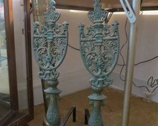 Vintage Fireplace Andiron  Firedog