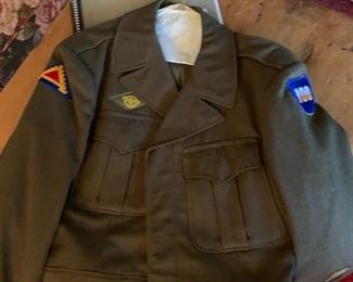 WW2 uniform with patches