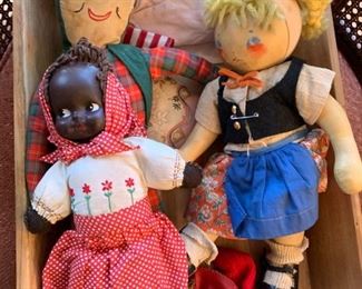 vintage dolls, mammy doll, americana