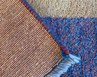 8.5 x 11.5 Tibetan rug, hand woven, all wool