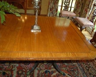 Inlaid  Regency-style table
