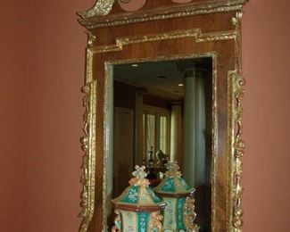 One of pair of Regency mirrors