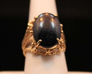 14K Gold and Stone Ring