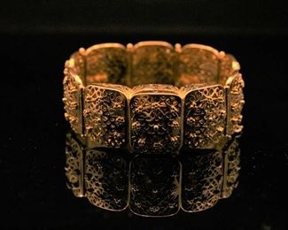 14K Gold Omega Watch Bracelet