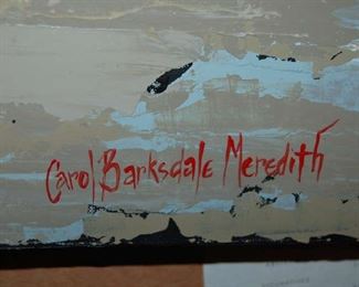 Carol Barksdale painting