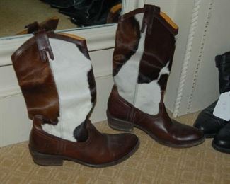 Cowhide boots