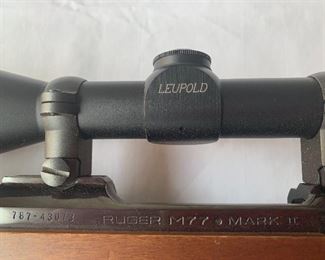 Leupold scope Ruger