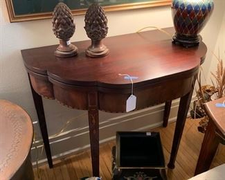 Henkel-Harris Inlaid Game Table