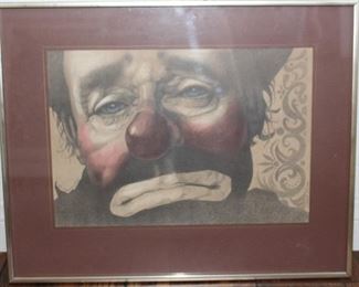 lim ed. lithograph by Emmett Kelly