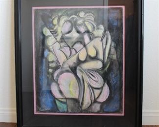 Original artwork by listed artist Ugin Kaspin