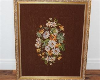 framed embroidery
