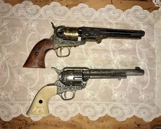 old west style pistols