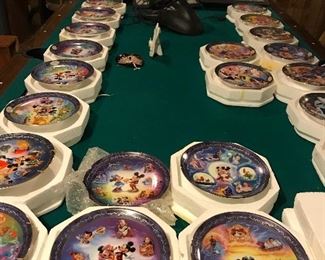 Are you a Disneyana fan? We have immaculate collector plates, no crazing/cracks or chips, most with all their COA's and packaging. Sitting on top of a pool table that could be in your home